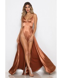 ABYSS BY ABBY NIKKI GOWN CHAMPAGNE